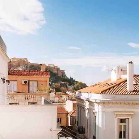 아테네 A Masterpiece In Plaka With Big Balcony And Acropolis View 아파트 외부 사진