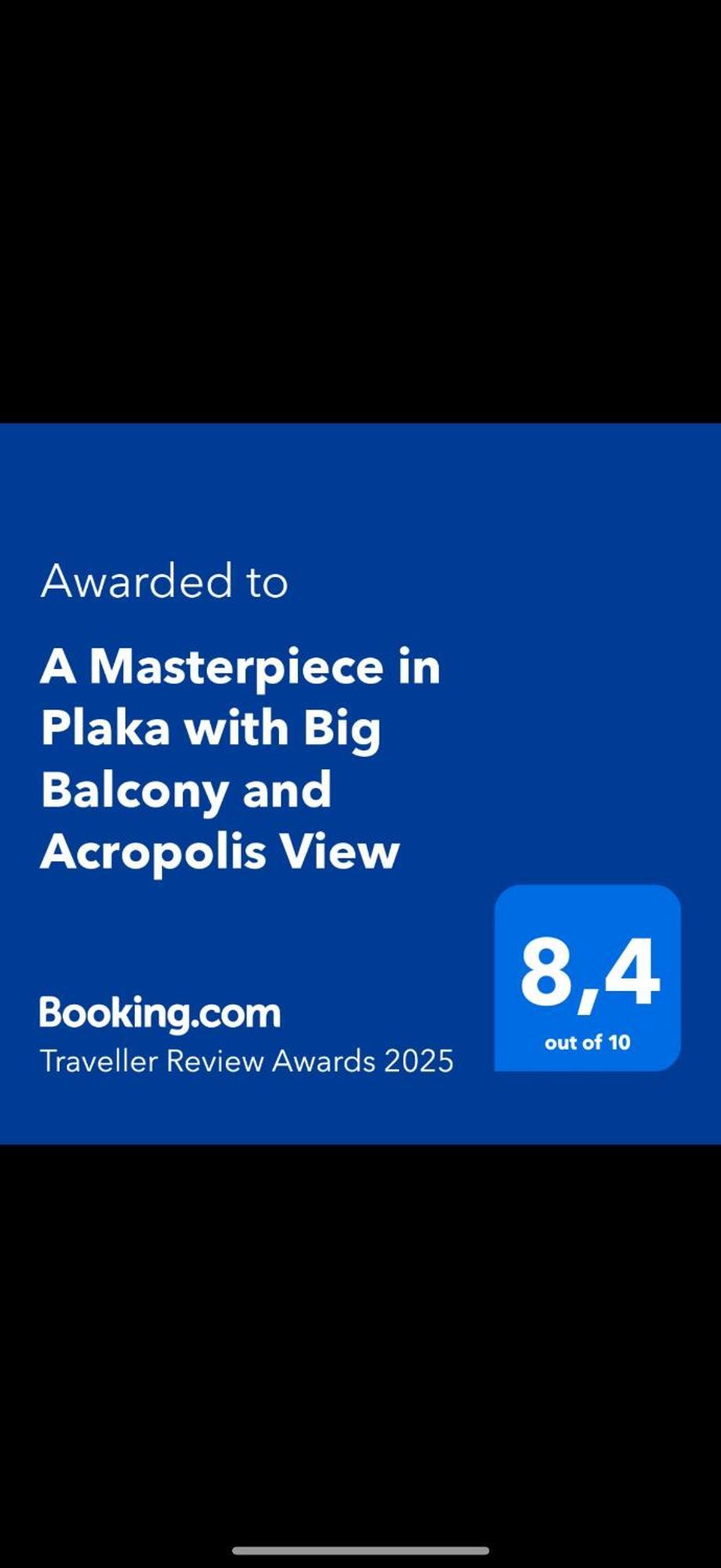 아테네 A Masterpiece In Plaka With Big Balcony And Acropolis View 아파트 외부 사진